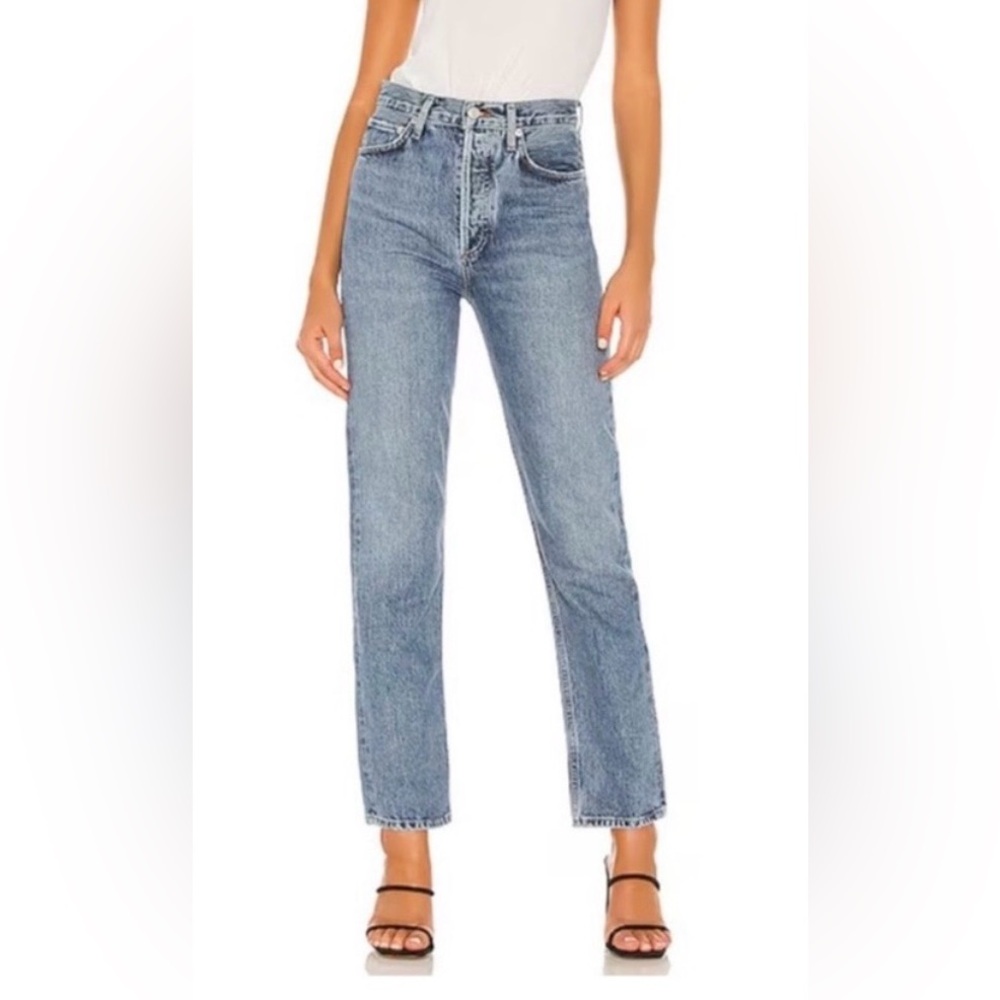 Agolde High Rise Blue Jeans